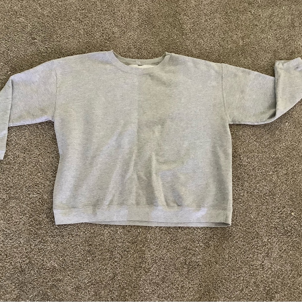 Super Cute Womens Gray Sweatshirt